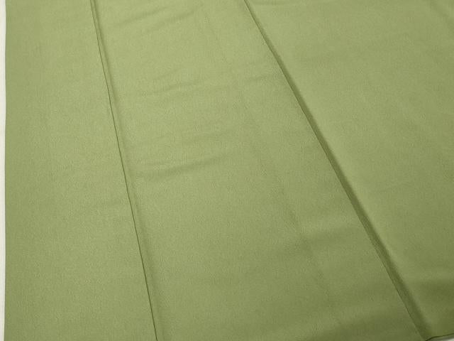 平和屋着物■色無地 抹茶色 洗える着物 DABF4421cd