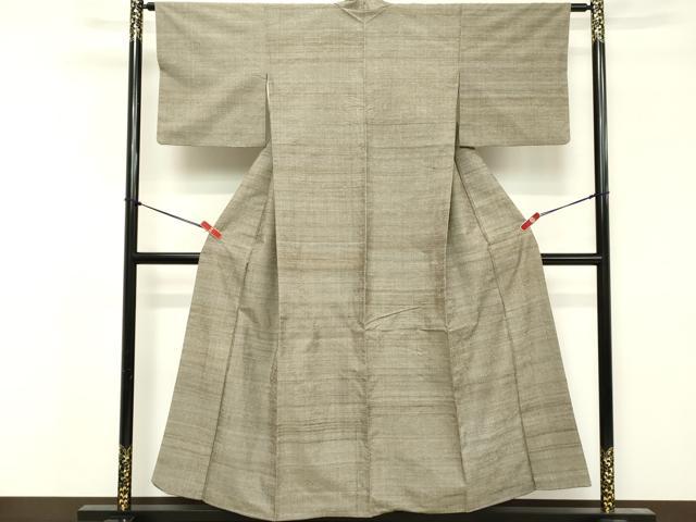 平和屋着物■上質な紬 霞文 正絹 逸品 DABF4428cd