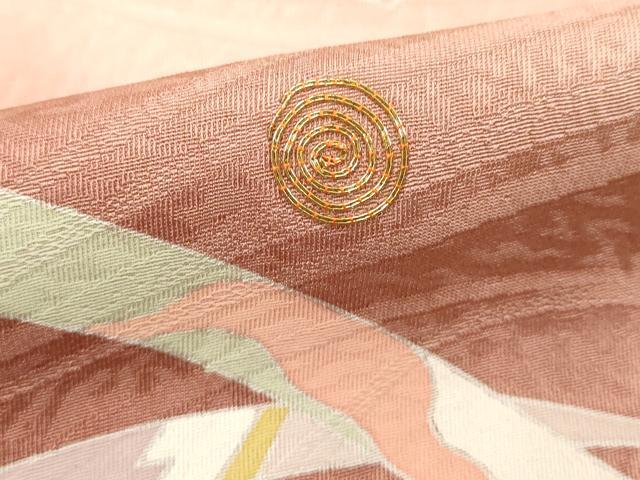 平和屋着物■訪問着 駒刺繍 鬘帯文 暈し染め 正絹 逸品 未使用 DABF4433cd