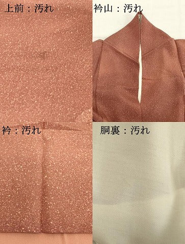 平和屋着物■訪問着 刺繍 草花文 暈し染め 正絹 逸品 DABF4461cd