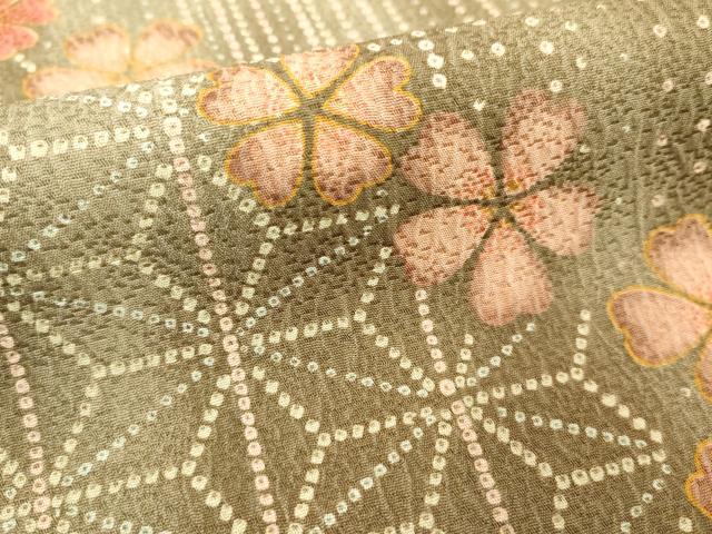 平和屋着物■豪華振袖 麻の葉花文 正絹 逸品 DABF4519cd