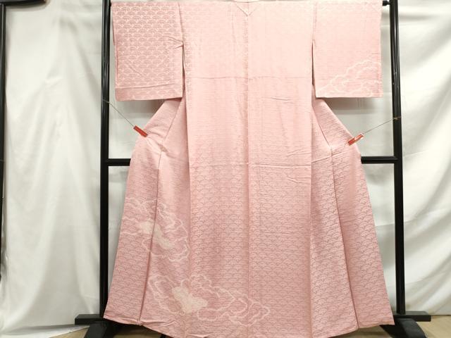 平和屋着物■訪問着 絞り 笹葉尽くし 正絹 逸品 DABF4611qa
