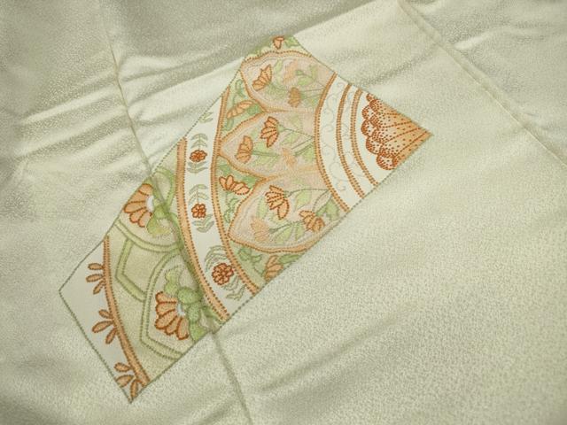 平和屋着物■中国三大刺繍 相良刺繍 訪問着 枝花文 正絹 逸品 DABF4640qa