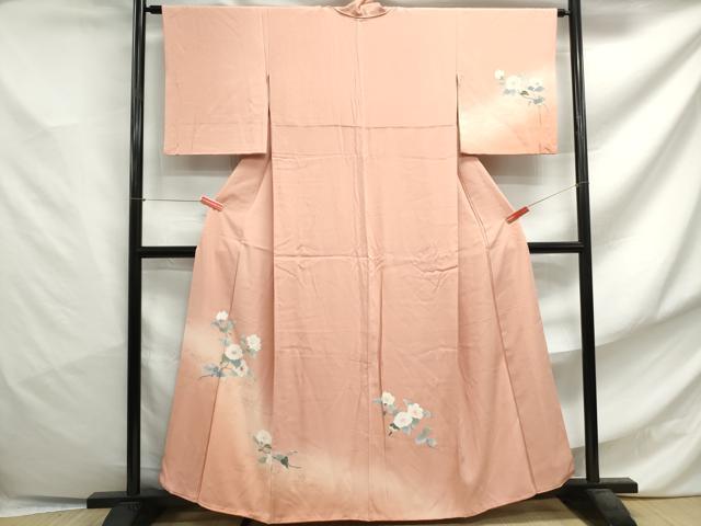 平和屋着物■訪問着 枝花文 暈し染め 金彩 正絹 逸品 DABF4765qa