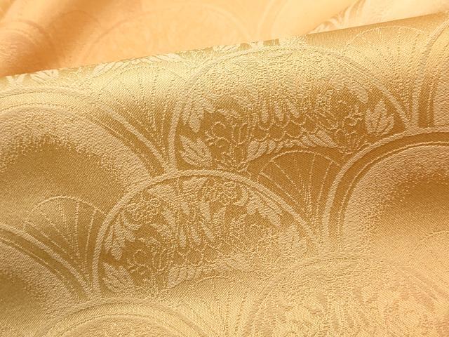 平和屋着物■上質な小紋 花青海波地紋 暈し染め 正絹 逸品 DABF4810qa