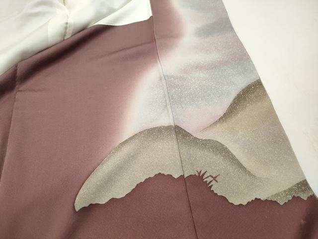 平和屋着物■豪華色留袖 作家物 風景シルエット 暈し染め 正絹 逸品 DABF4916qa