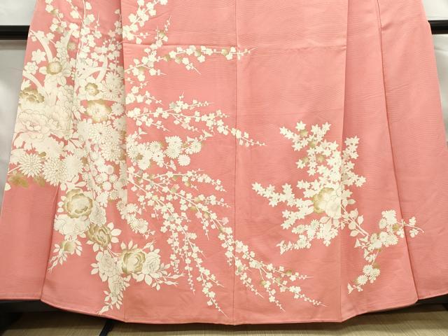 平和屋着物■訪問着 花尽くし 金彩 正絹 逸品 DABF4931qa
