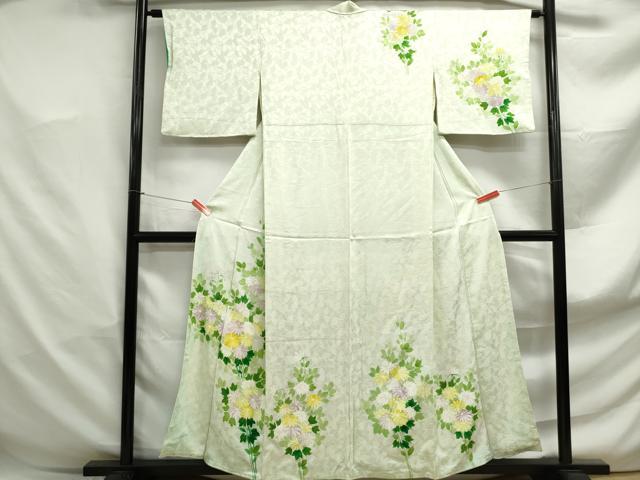 平和屋着物■訪問着 草花文 正絹 逸品 DABF4933qa