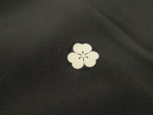 平和屋着物■豪華黒留袖 駒刺繍 扇面花文 金彩 正絹 逸品 DABF4971qa