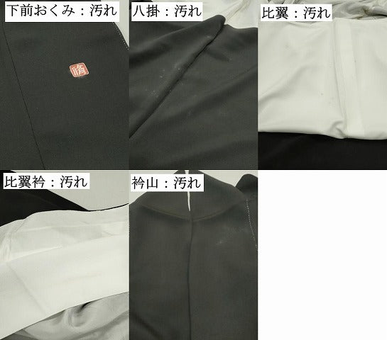 平和屋着物■豪華黒留袖 作家物 風景樹林文 暈し染め 金彩 正絹 逸品 DABF4973qa