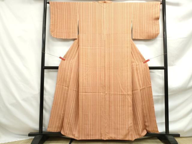 平和屋着物■上質な小紋 間道 正絹 逸品 DABF4981qa