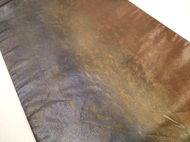平和屋着物◎六通柄袋帯 箔あそび 金糸 引箔 正絹 逸品 DABF5131xg