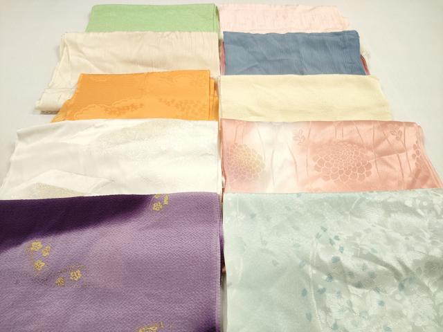 平和屋着物★和装小物 帯揚げ10枚セット 丹後ちりめん 正絹 逸品 DABF5482xg