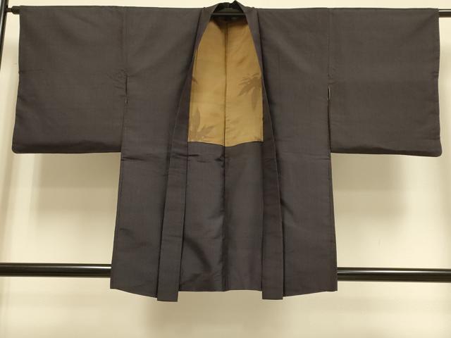 平和屋着物#羽織 紬地 縞正絹 逸品 DABF5541du