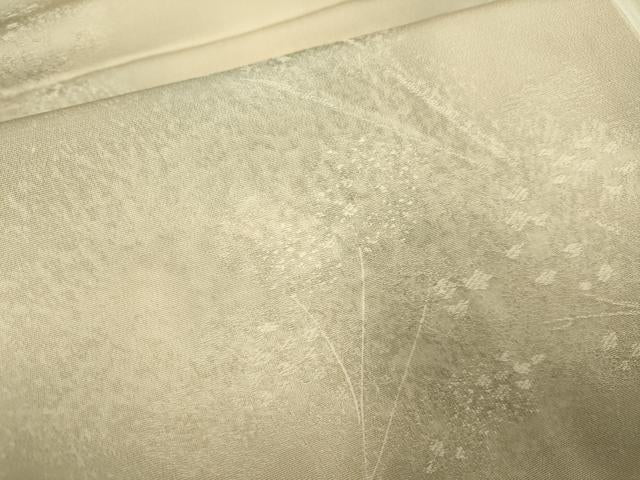 平和屋着物▽上質な小紋 単衣 枝葉地紋 暈し染め 正絹 逸品 DABF5577du