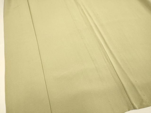 平和屋着物▽上質な色無地 単衣 利休茶色 正絹 逸品 DABF5609du
