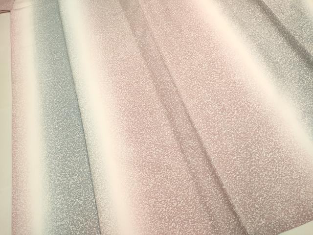 平和屋着物▽小紋 単衣 霞間道 暈し染め 洗える着物 DABF5623du