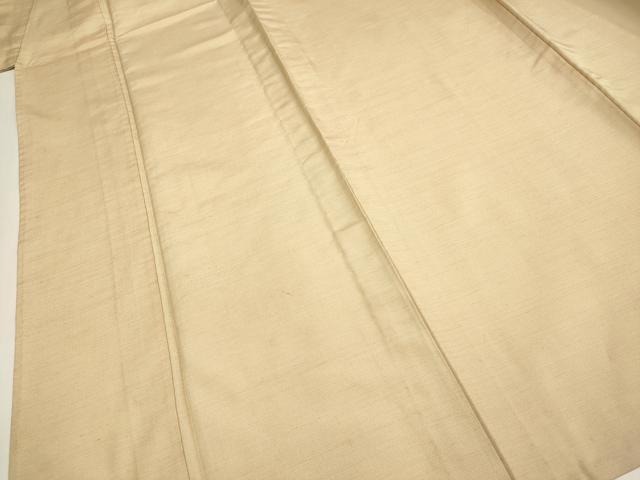 平和屋着物▽上質な紬 単衣 霞文 正絹 逸品 DABF5707du