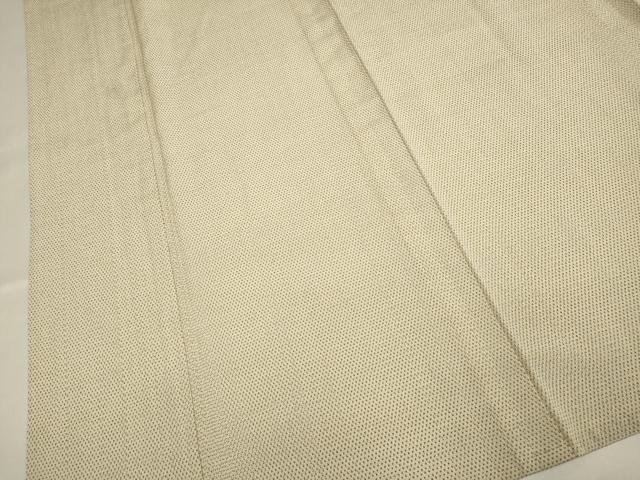 平和屋着物▽本塩沢 単衣 蚊絣 正絹 逸品 DABF5725du
