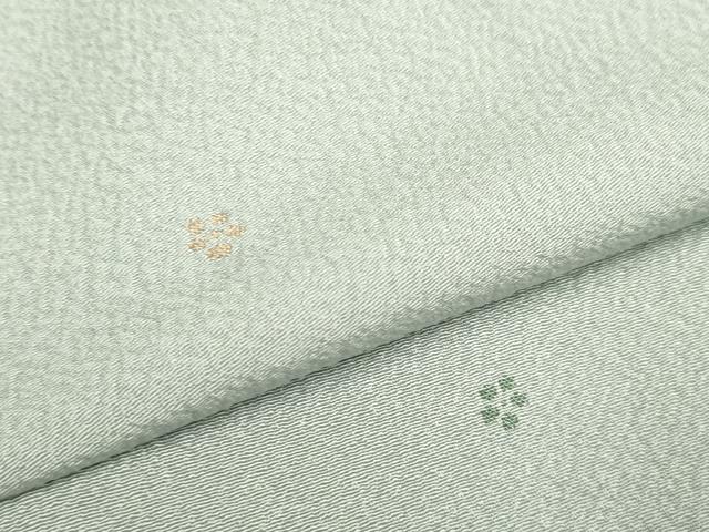 平和屋着物▽本加賀友禅作家 柿本市郎 小紋 単衣 舞花文 正絹 逸品 DABF5740du