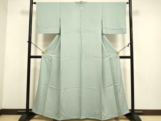 平和屋着物▽伝統工芸師 服部光擴 江戸小紋 単衣 鮫小紋柄 正絹 逸品 DABF5743du