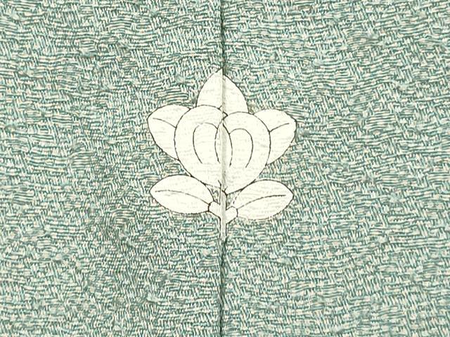 平和屋着物▽伝統工芸師 服部光擴 江戸小紋 単衣 鮫小紋柄 正絹 逸品 DABF5743du