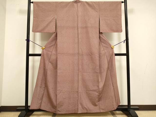 平和屋着物▽江戸小紋 単衣 家内安全 洗える着物 DABF5776du