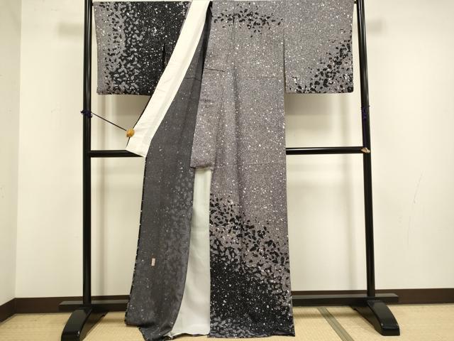平和屋着物▽世界的ファッションデザイナー 山本寛斎 kansaiブランド 訪問着 単衣 舞桜文 ロング丈 洗える着物 DABF5792du