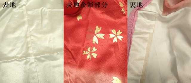 平和屋着物▼訪問着 舞桜文 暈し染め 金彩 背抜き仕立て 洗える着物 DABF5800du