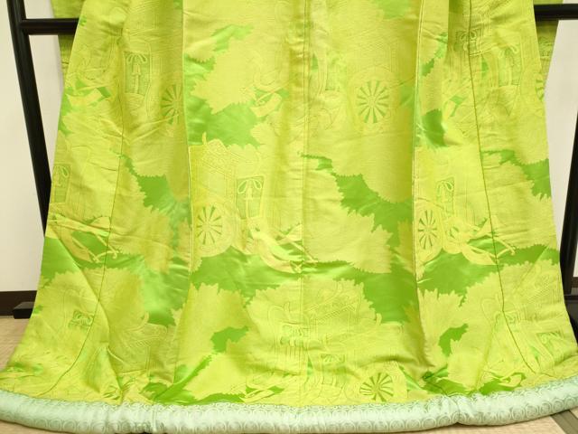 平和屋本店●色打掛 お引きずり 和装 婚礼 結婚式 花嫁 神社挙式 御所車松葉文 逸品 DABF5804du