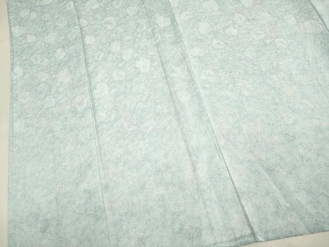 平和屋着物▽上質な小紋 単衣 唐草地紋 正絹 逸品 未使用 DABF5824du