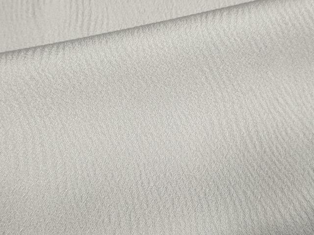 平和屋着物▽上質な色無地 単衣 灰梅色 正絹 逸品 DABF5855du