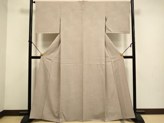 平和屋着物▽上質な色無地 単衣 洗柿色 正絹 逸品 未使用 DABF5873du