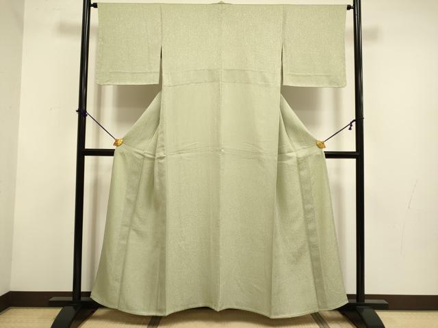 平和屋着物▽上質な色無地 単衣 利休茶色 ほていや扱い 正絹 逸品 未使用 DABF5876du