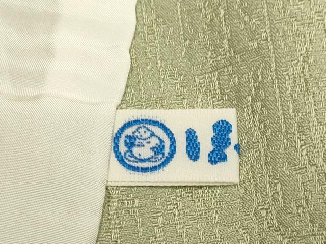 平和屋着物▽上質な色無地 単衣 利休茶色 ほていや扱い 正絹 逸品 未使用 DABF5876du