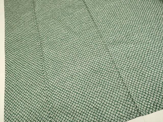 平和屋着物▽小紋 単衣 鹿の子文様 洗える着物 DABF5913du