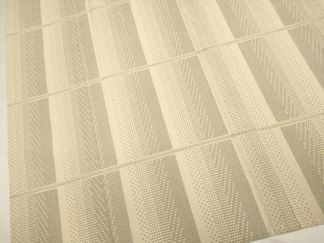 平和屋着物▽本塩沢 単衣 110亀甲 格子 証紙付き 正絹 逸品 DABF5942du