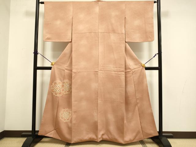 平和屋着物▼中国三大刺繍 相良刺繍 色留訪問着 正倉院花文 暈し染め 正絹 逸品 DABF5952du