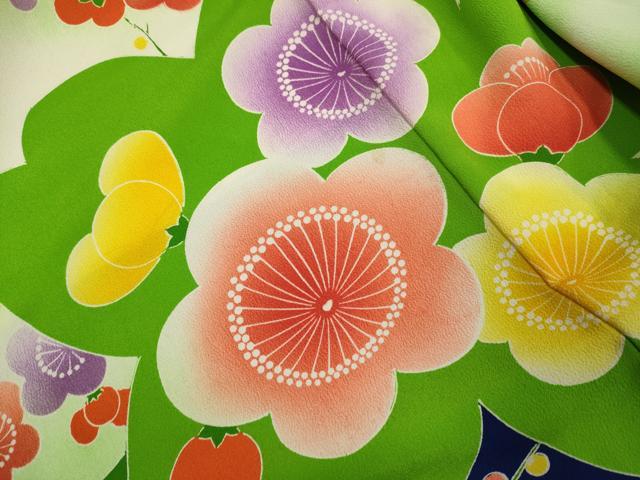 平和屋本店●お引きずり・お引き摺り・引き振袖 和装 結婚式 舞妓 芸妓 芸者 衣装 刺繍 尾長鳥梅文 暈し染め 金銀糸 DABF5994du