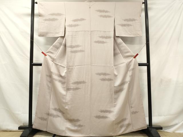 平和屋着物■上質な小紋 霞文 暈し染め 正絹 逸品 DABF6058zy
