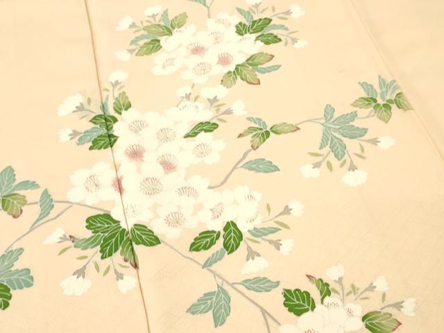 平和屋着物■訪問着 枝桜 正絹 逸品 DABF6083zy