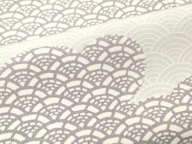平和屋着物■訪問着 雲取り青海波文 正絹 逸品 DABF6126zy