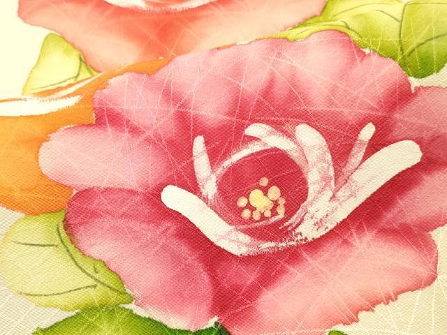 平和屋着物■訪問着 手描き 枝花文 正絹 逸品 DABF6127zy