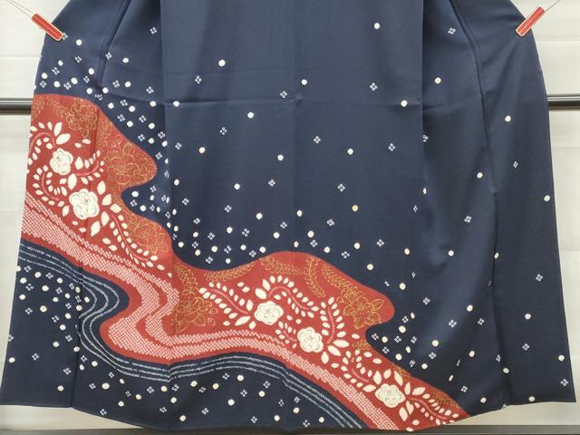 平和屋着物■訪問着 絞り 辻が花 金彩 正絹 逸品 DABF6448zy