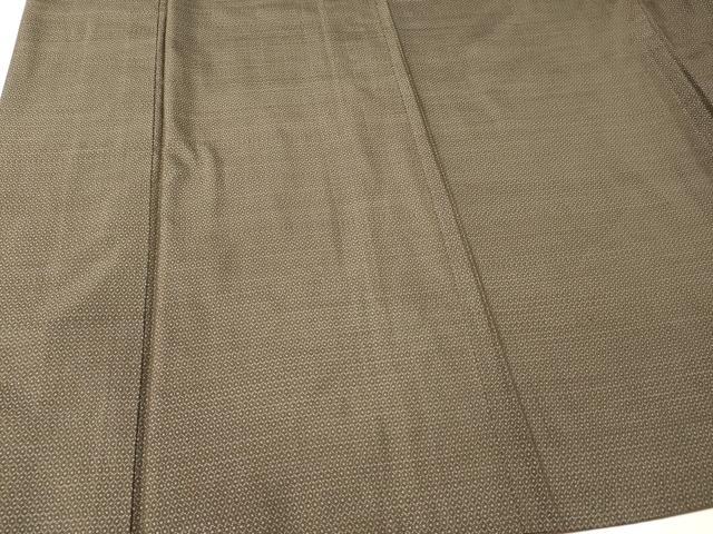 平和屋着物■男性 紬 アンサンブル 80亀甲 長羽織 正絹 逸品 DABF6467zy