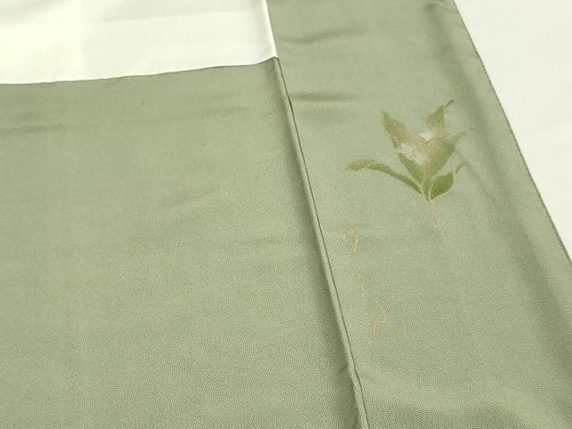 平和屋着物■江戸小紋 作家物 鮫小紋柄 反端付き 正絹 逸品 DABF6510zy