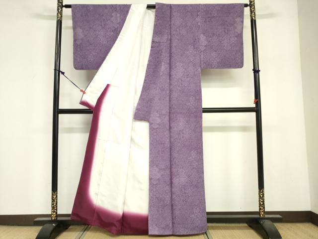平和屋着物■江戸小紋 内田秀一 宝尽くし花文 正絹 逸品 DABF6512zy
