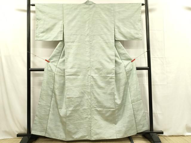 平和屋着物■上質な紬 110亀甲 横段文 正絹 逸品 DABF6827qp