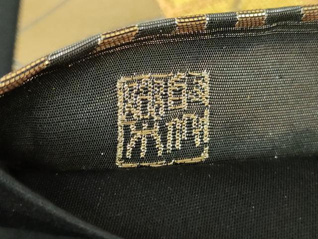 平和屋着物▼西陣 じゅらく謹製 六通柄袋帯 唐織 秀錦華車文様 金銀糸 正絹 逸品 DABF7187ps