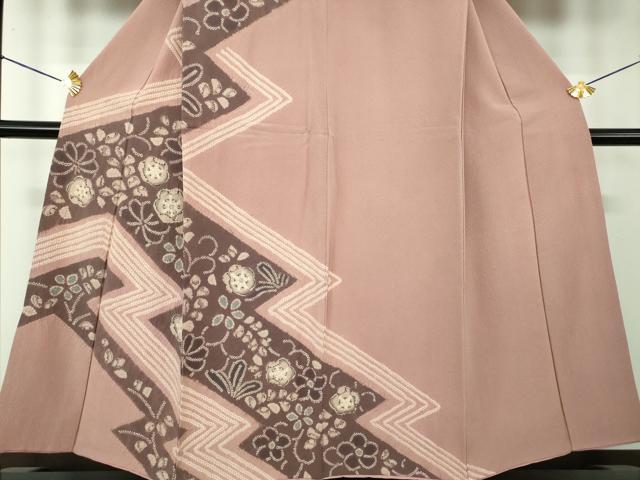 平和屋着物●訪問着 絞り 辻が花 正絹 逸品 DABF7199ps